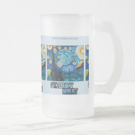 Starry Night Mattierte Tasse