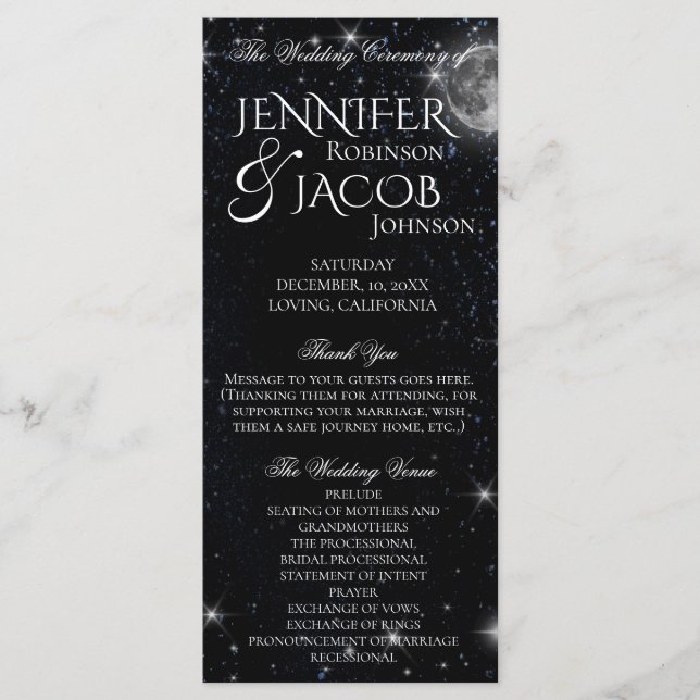 Starry Night mit dem Moon Programm (Vorderseite)