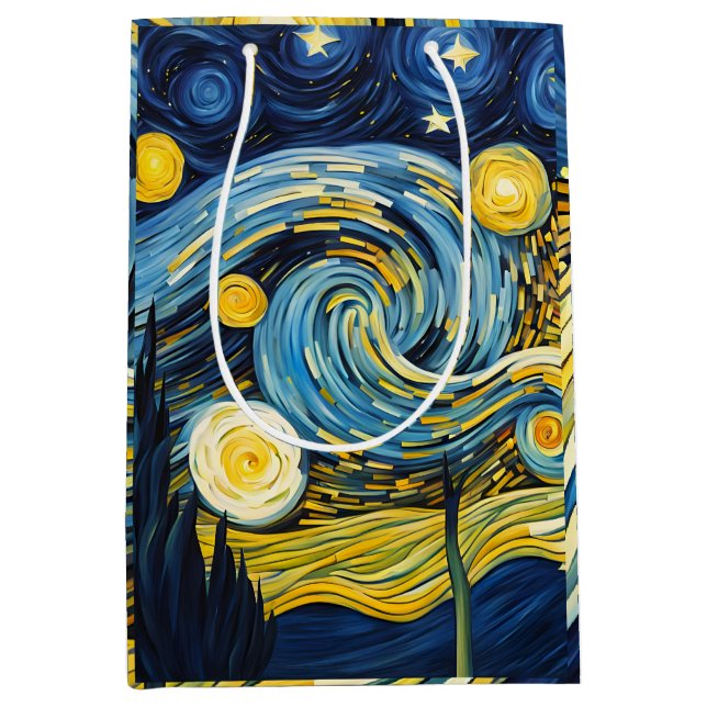 Starry Night Mittlere Geschenktüte (Vorderseite)