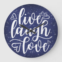 Starry Night Navy Live Lagh Liebe Sprichwort Wall
