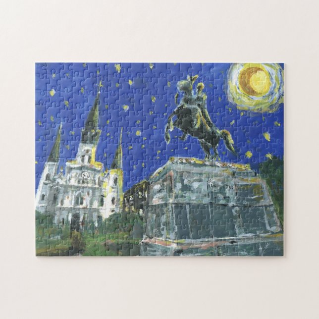 Starry Night New Orleans Puzzle (Horizontal)