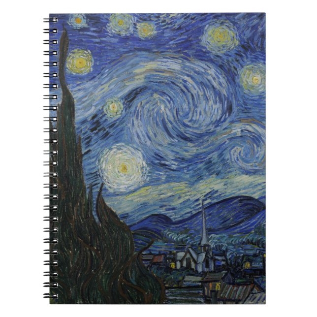 Starry Night Notebook Notizblock (Vorderseite)