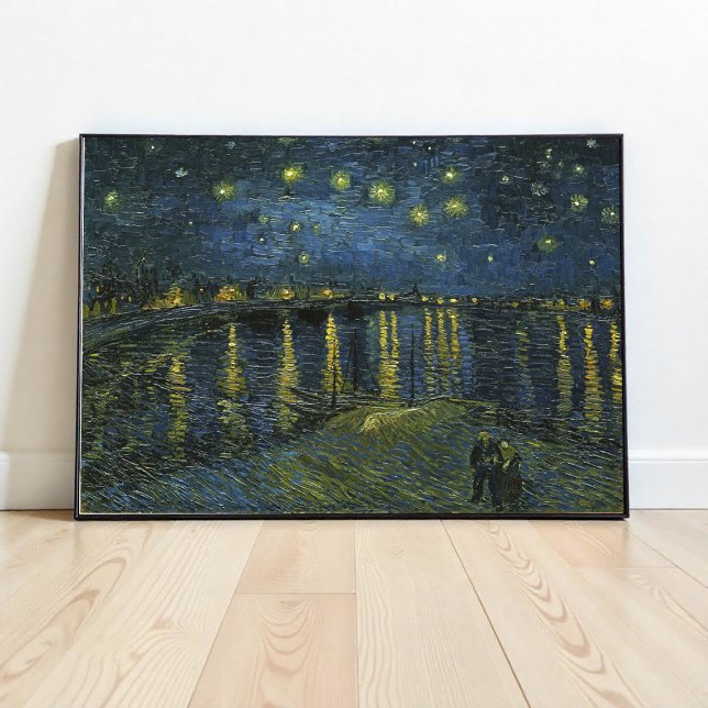 Starry Night on the Rhone, Vincent van Gogh Poster (Von Creator hochgeladen)