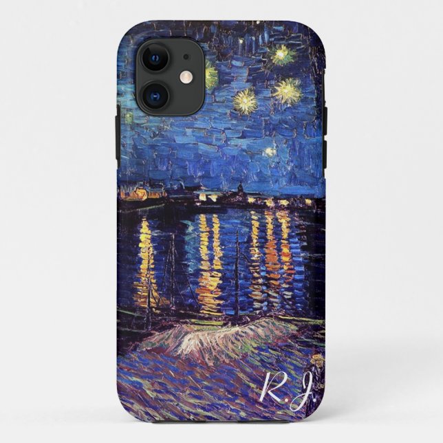 Starry night over Rhone by Van Gogh Case-Mate iPhone Hülle (Rückseite)