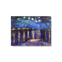 Starry night over Rhone by Van Gogh