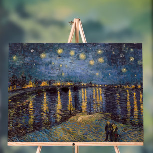 Starry Night Over Rhone River von Vincent Van Gogh Acrylschild