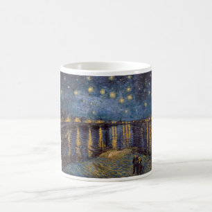 Starry Night Over Rhone River von Vincent Van Gogh Kaffeetasse