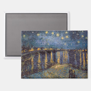 Starry Night Over Rhone River von Vincent Van Gogh Magnet