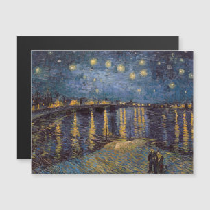 Starry Night Over Rhone River von Vincent Van Gogh Magnetkarte