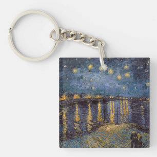 Starry Night Over Rhone River von Vincent Van Gogh Schlüsselanhänger