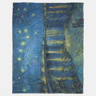 Starry Night Over the Rhone (1888) Vincent van Gog Fleecedecke