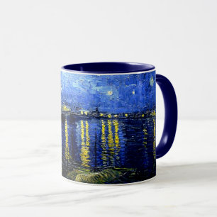 Starry Night over the Rhone, berühmtes Gemälde Tasse