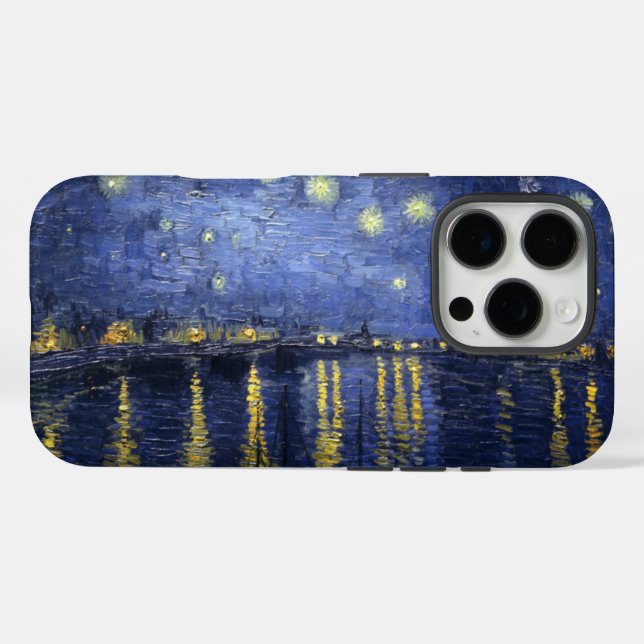 Starry Night Over the Rhone Case-Mate iPhone Hülle (Rückseite (Horizontal))