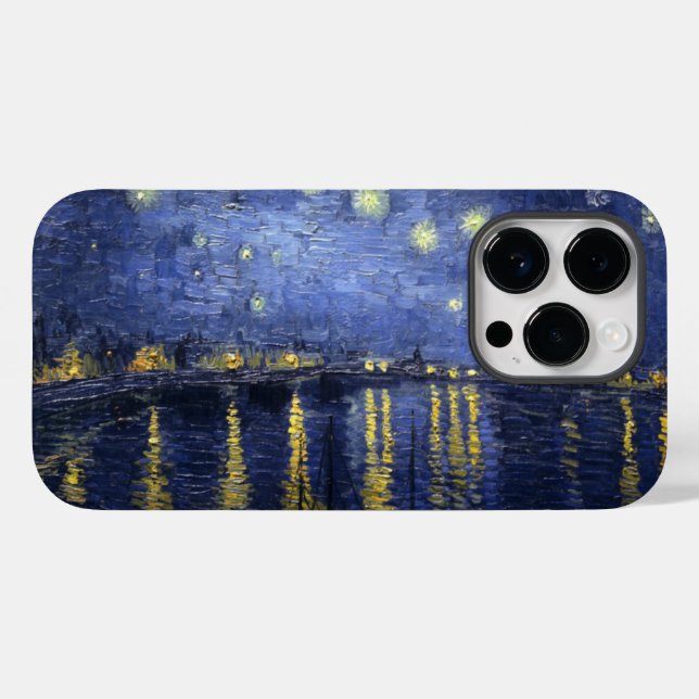 Starry Night Over the Rhone Case-Mate iPhone Hülle (Rückseite (Horizontal))