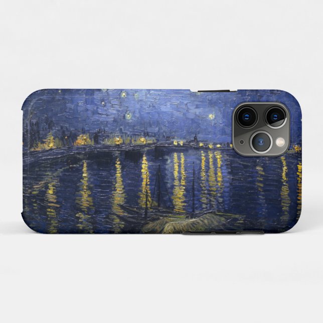 Starry Night Over the Rhone Case-Mate iPhone Hülle (Rückseite (Horizontal))