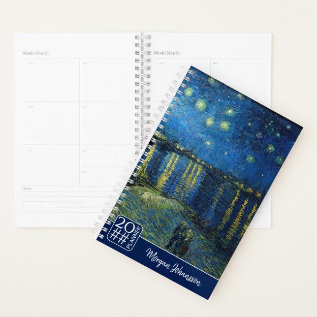 Starry Night Over the Rhône | Custom Text Planer (Anzeige)