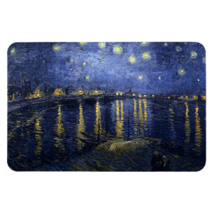 Starry Night Over the Rhone Magnet