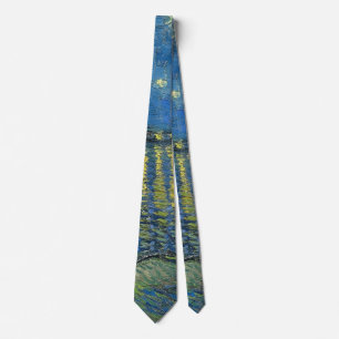 Starry Night Over the Rhone Neck Tie Krawatte