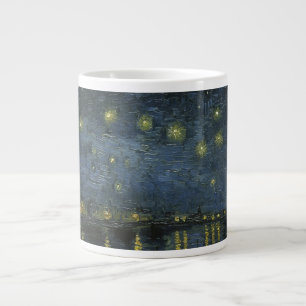 Starry Night Over the Rhône, Ölgemälde Van Gogh Jumbo-Tasse