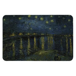 Starry Night Over the Rhône, Ölgemälde Van Gogh Magnet