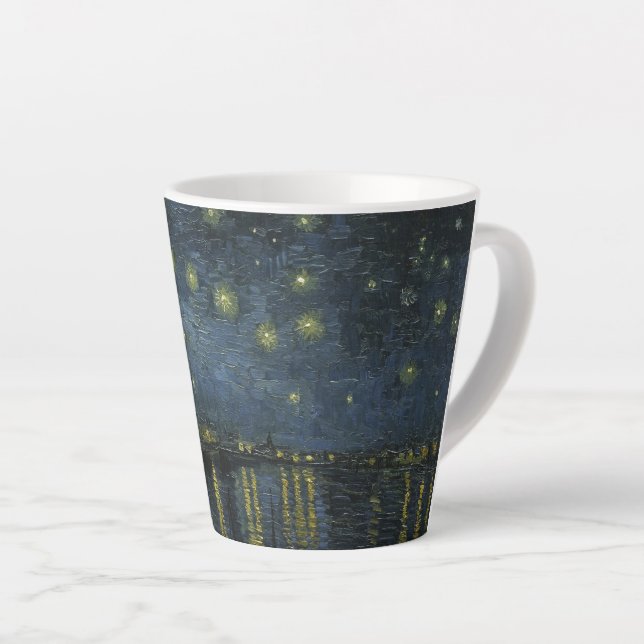 Starry Night Over the Rhône, Ölgemälde Van Gogh Milchtasse (Rechte Ecke)