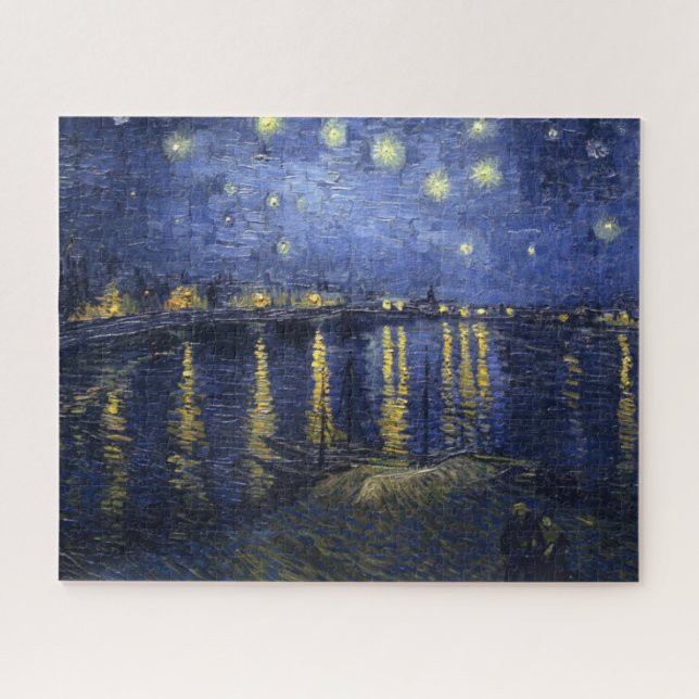 Starry Night Over the Rhone Puzzle (Horizontal)