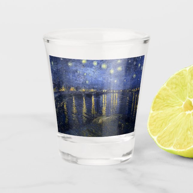 Starry Night Over the Rhone Schnapsglas (Vorderseite)