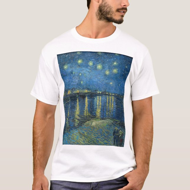Starry Night Over the Rhone T-Shirt (Vorderseite)