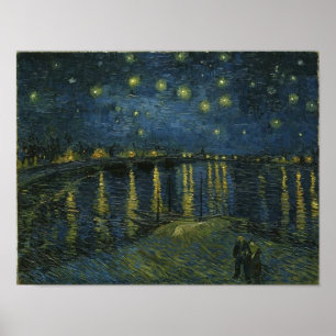 Starry Night Over the Rhone Van Gogh Fine Art Poster