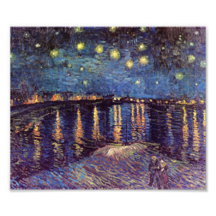 Starry Night Over the Rhone - Van Gogh Fotodruck