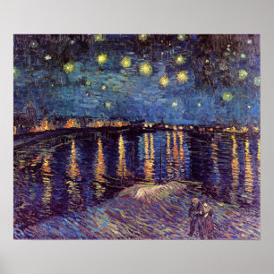 Starry Night Over the Rhone - Van Gogh Poster