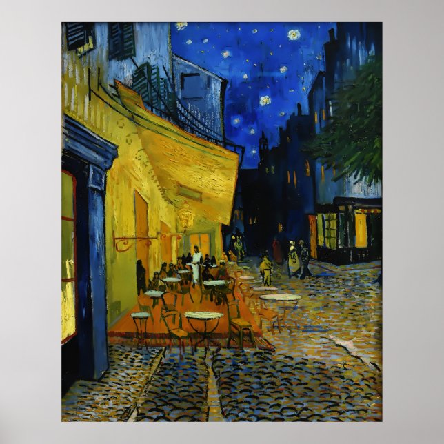 Starry Night Over the Rhône - Vincent van Gogh Poster (Vorne)