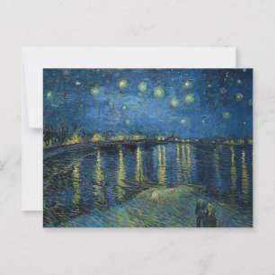 Starry Night Over the Rhône Vincent van Gogh Postkarte
