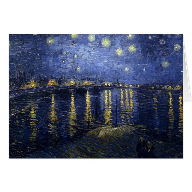 Starry Night Over the Rhone von Van Gogh (Vorderseite (Horizontal))
