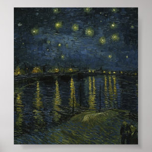Starry Night Over the Rhone von Van Gogh Poster