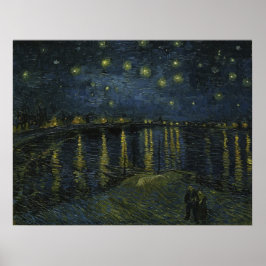 Starry Night Over the Rhone von Van Gogh Poster
