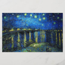 Starry Night Over the Rhone von Vincent Van Gogh