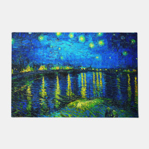 Starry Night Over the Rhone von Vincent Van Gogh Fußmatte