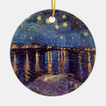 Starry Night Over the Rhone von Vincent van Gogh