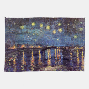 Starry Night Over the Rhone von Vincent van Gogh Küchentuch