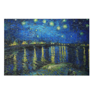 Starry Night Over the Rhone von Vincent Van Gogh Künstlicher Leinwanddruck