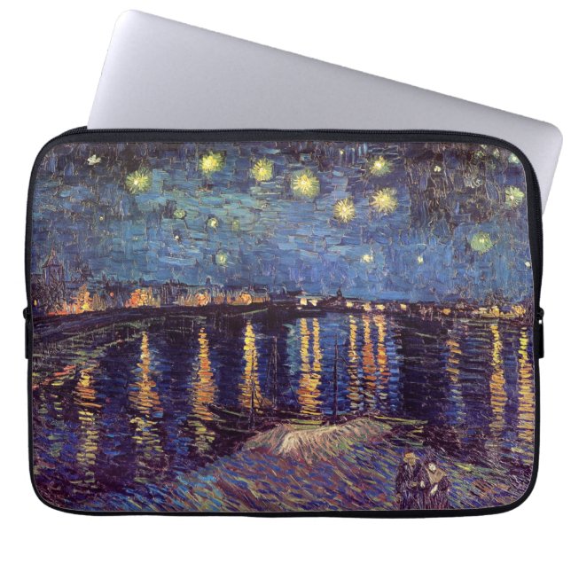 Starry Night Over the Rhone von Vincent van Gogh Laptopschutzhülle (Vorderseite)