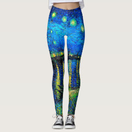 Starry Night Over the Rhone von Vincent Van Gogh Leggings
