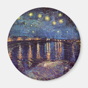 Starry Night Over the Rhone von Vincent van Gogh Magnet
