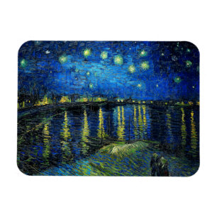 Starry Night Over the Rhone von Vincent Van Gogh Magnet