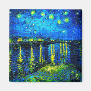 Starry Night Over the Rhone von Vincent Van Gogh Magnet
