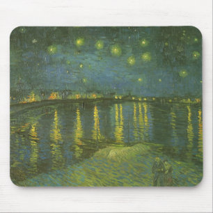 Starry Night Over the Rhone von Vincent van Gogh Mousepad