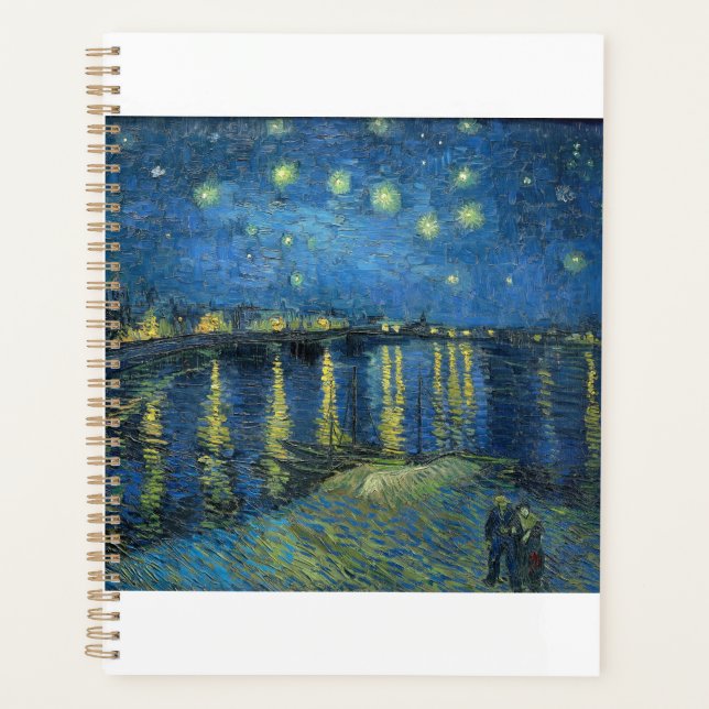 Starry Night Over the Rhone von Vincent van Gogh Planer (Vorderseite)