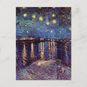 Starry Night Over the Rhone von Vincent van Gogh Postkarte