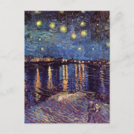 Starry Night Over the Rhone von Vincent van Gogh Postkarte